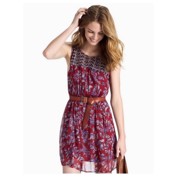 Lucky Brand Dresses & Skirts - 💒 LUCKY BRAND SWEET FORAL MINI DRESS SMALL